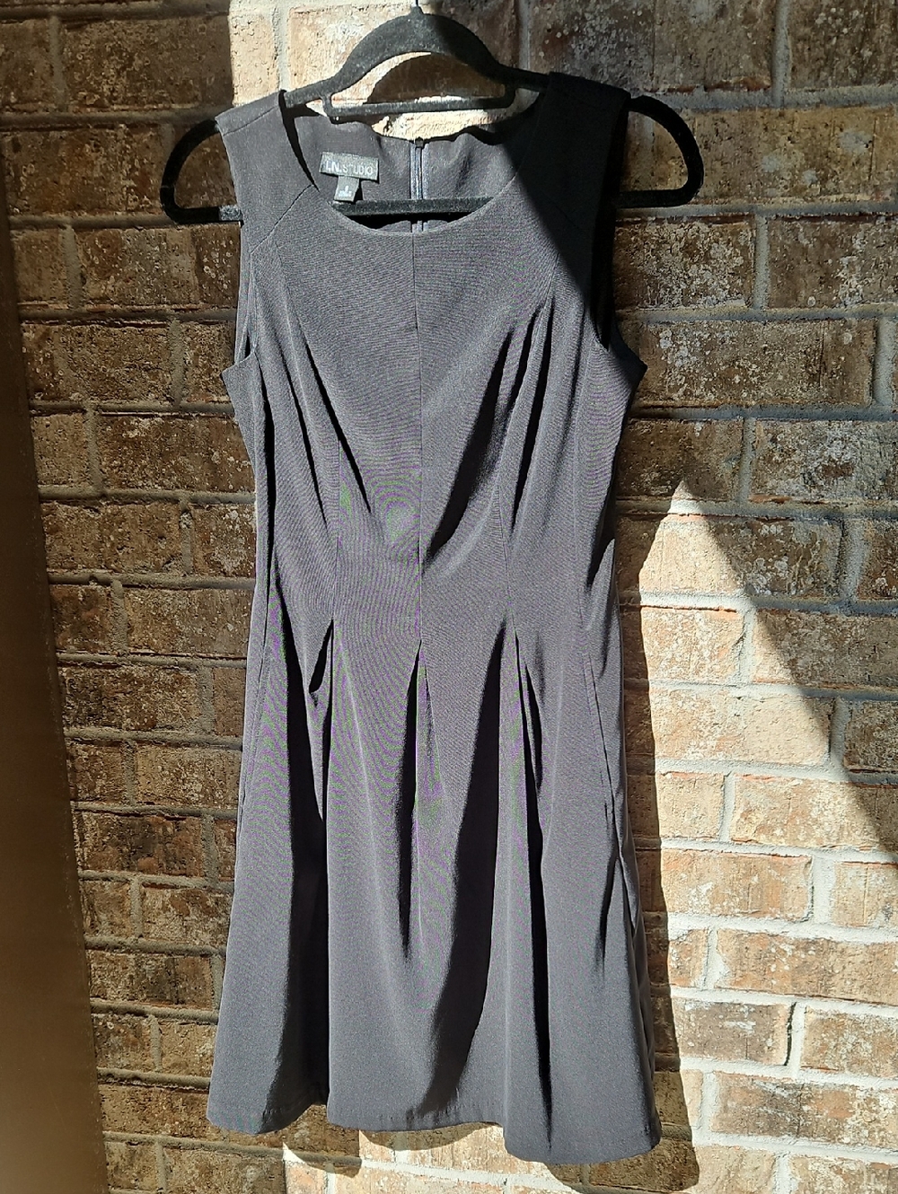 I.N. Classic Sleeveless Black Dress - Elegant A-Line Dress